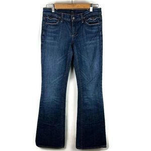 Citizens of humanity jeans womens 28 blue low rise flare